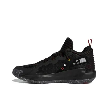 Dame 7 Adidas 'EXTPLY Opponent Advisory Black Vivid Red'