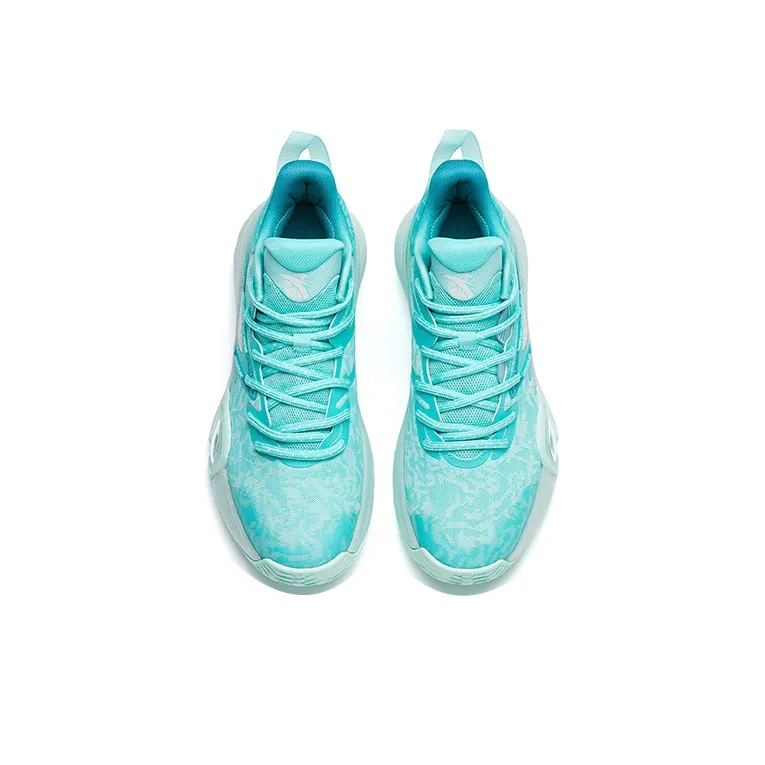 Anta Feather Feather Cushioned Slip-Resistant Abrasion-Resistant Low-Top Performance Basketball Shoes Men's Green-2