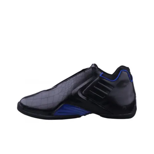 Adidas T Mac 3 Basketball Shoes Men Low-Top Black/Blue