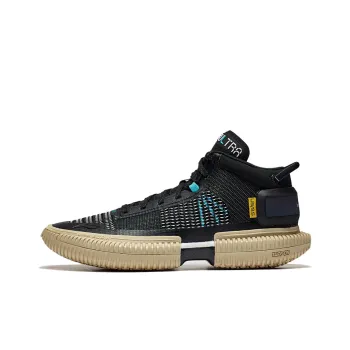 LiNing Badfive 3 Ultra Breathable Support Rebound Mid Top Basketball Shoes Men's Black