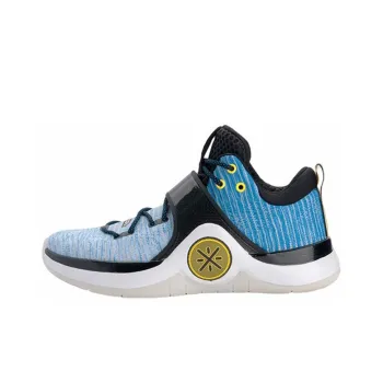 LiNing Way Of Wade 6 Sky Non slip Lightweight Low Top Basketball Shoes Men's White Blue