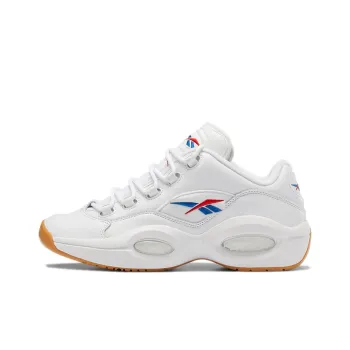 Reebok Question Low 'The Answer's Shoe' Cushioning Anti Slip And Wear Resistant Low Top Basketball Shoes Unisex White