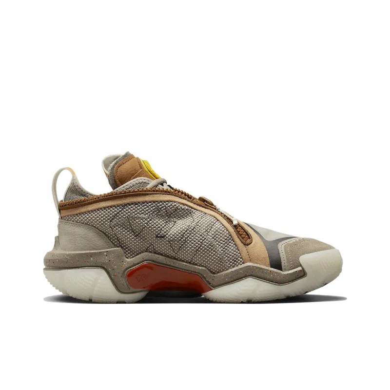 JORDAN Why Not .6 Basketball Shoes Men Low Top Brown/Gray-1