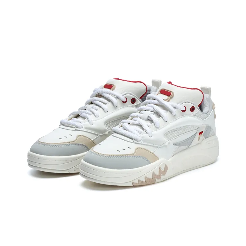 FILA FUSION Desperado Vintage Basketball Shoes 'White Grey Red' Women's-1