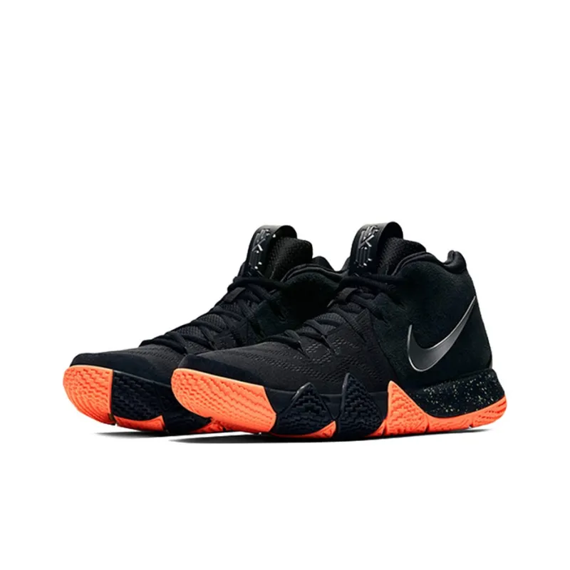Nike Kyrie 4 Black Silver Orange-2
