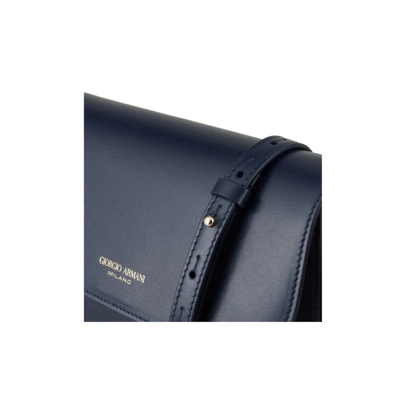 AMANI Calfskin Crossbody Bag Shoulder Bag Women's Blue-4