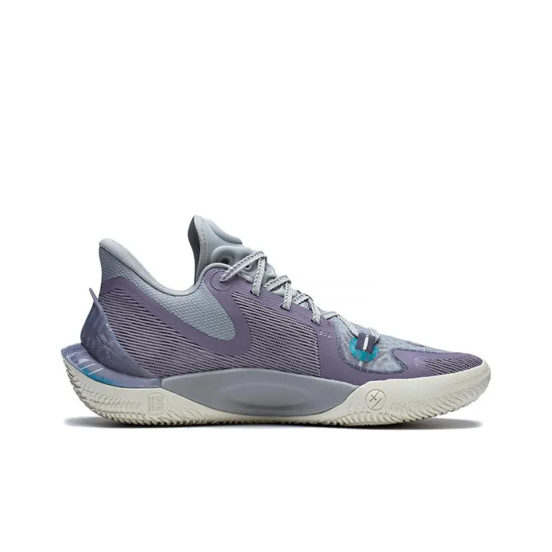 LiNing SONIC 11 Astro S1 Cushioning Anti Slip And Wear Resistant Low Top Basketball Shoes Men's Brick Gray-1