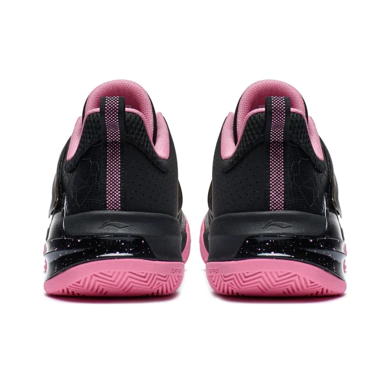 LiNing Liren3 TEAM Cushioning Anti Slip And Wear Resistant Low Top Basketball Shoes Men's Black Pink-5