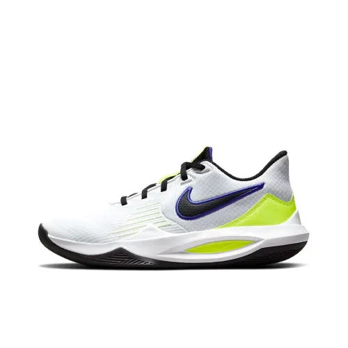 Nike Precision 5 White Barely Volt