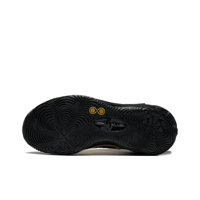 LiNing Wade 808 2 Cushioning Anti-Slip And Wear-Resistant Low-Top Basketball Shoes Black Gold-6