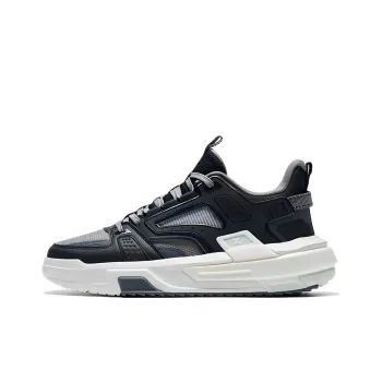 XTEP Takeover Cushioning Anti Slip And Wear Resistant Low Top Performance Basketball Shoes Black Gray