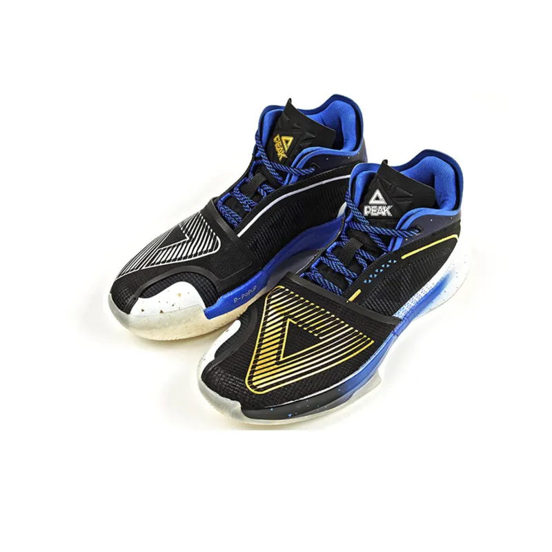 PEAK Surfing The Big Triangle 1.0 Basketball Shoes Men Low Top Mixed Color-2
