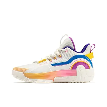 361° AG Sky High 1.5 Mid Top Basketball Shoes Men's White Yellow