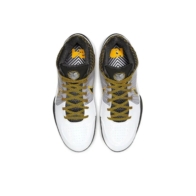 Nike Kobe 4 Protro White Black Del Sol-2