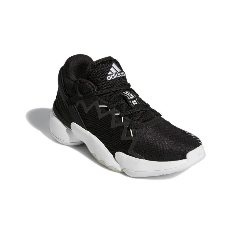 Adidas D.O.N. Issue #2 Gca 'Black White'-2