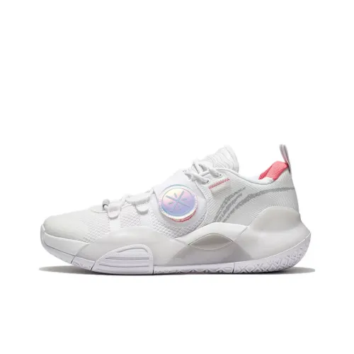 LINING The Whole City Is 8 Lite Basketball Shoes Men Low-Top White/Blue/Purple