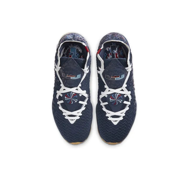 Nike LeBron 17 College Navy-3