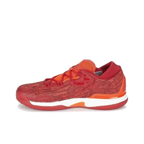 Adidas Crazylight Boost Basketball Shoes Men Low-Top Red