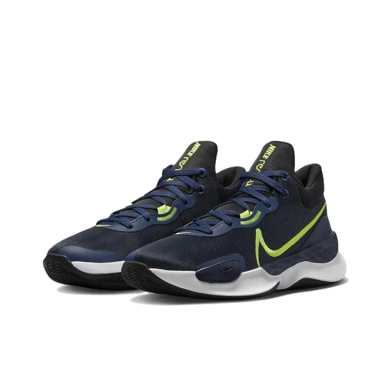 Nike Renew Elevate 3 Black Navy Volt-2
