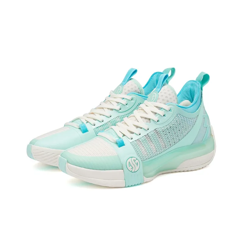 361° Chan 3 MOD Mojito Anti-Slip Wear-Resistant Low-Top Basketball Shoes White Green-3
