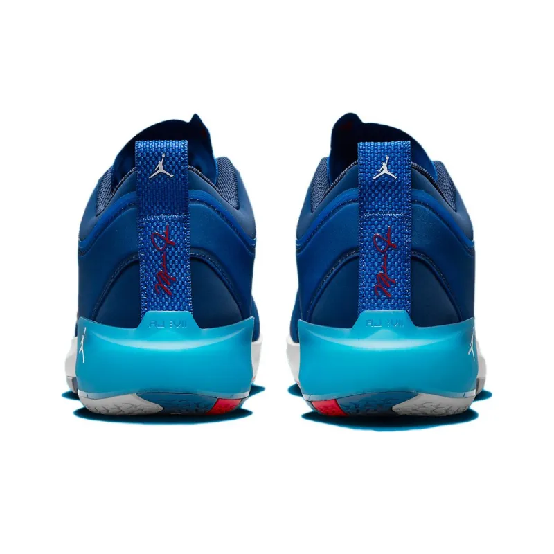 JORDAN Air JORDAN 37 Basketball Shoes Men Low Top Blue-4