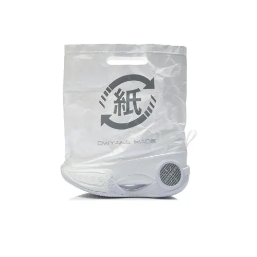 LiNing WOW 9 Infinity Cushioned Slip Resistant Abrasion Resistant High Top Performance Basketball Shoes Women's White