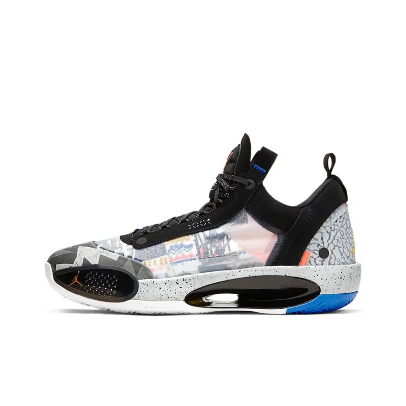JORDAN Xxxiv Low Print 'Black'-0