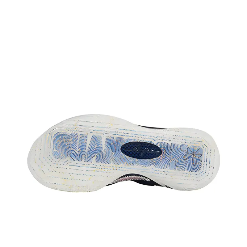 LiNing Wade 808 Ultra Cushioning Anti Slip And Wear Resistant Low Top Basketball Shoes Men's Blue Red-3