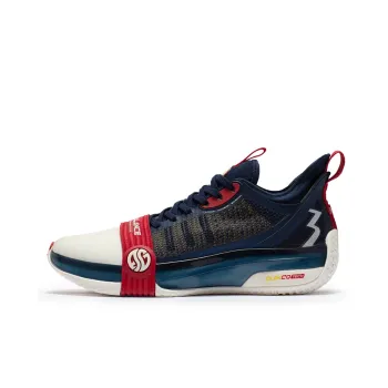 361° Chan 3 Pro Abrasion Resistant Slip Resistant Low Top Performance Basketball Shoes Men's Zen White