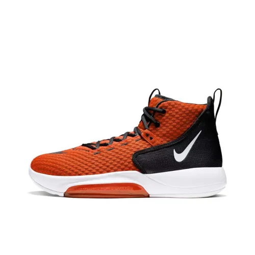 Nike Zoom Rize 1 Basketball Shoes Men High-Top Black/Orange