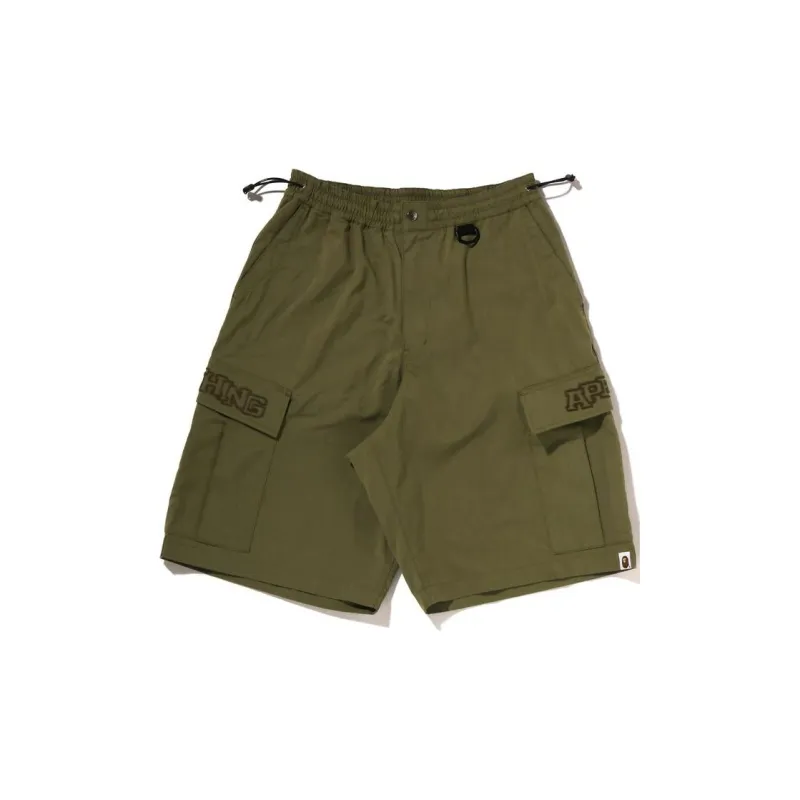 Bape Wide Cargo Shorts-7