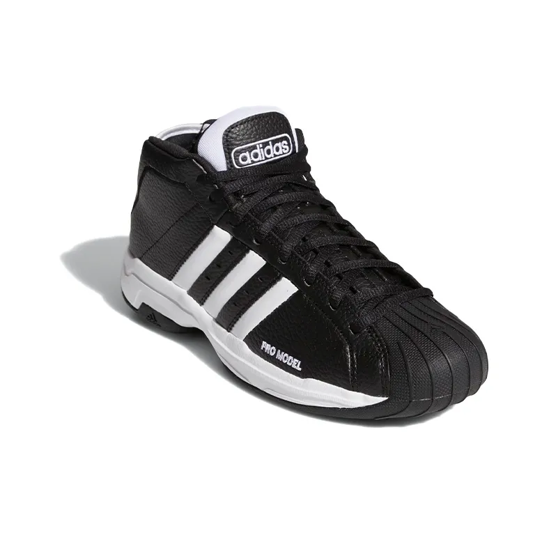 Adidas Pro Model 2G Core Black White-2
