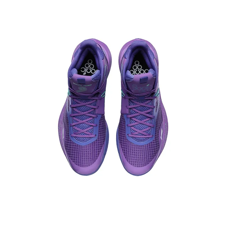 LINING Sonic 9 Team Basketball Shoes Men Mid Top Quartz Purple-3
