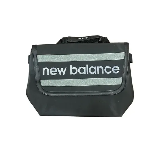 New Balance Fabric Shoulder Bag, Crossbody Bag Unisex Black