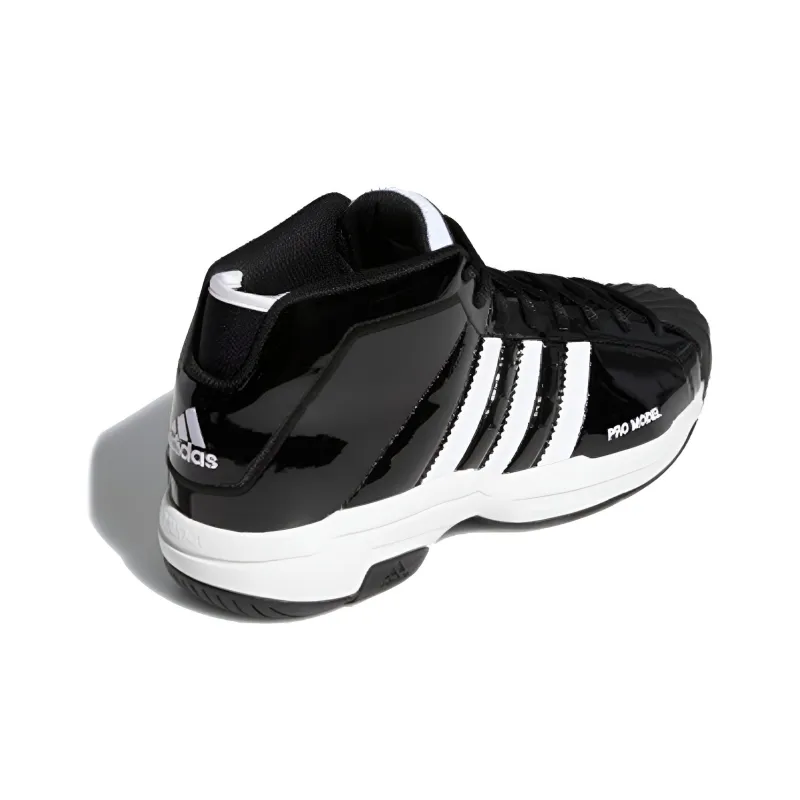 Adidas Pro Model 2G Core Black Cloud White-2