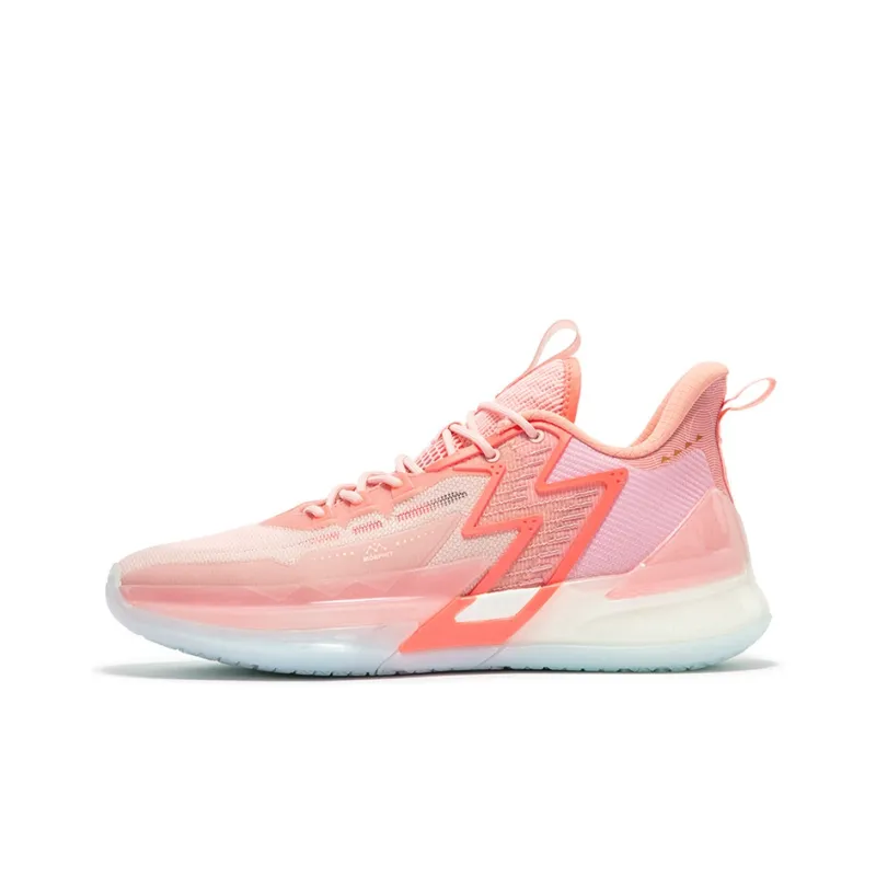 361° BIG3 4.0 PRO Low Top QU!KFLAME Performance Basketball Shoes Men's Pale Peach Pink-0