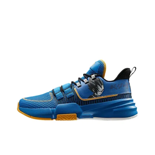 Dragon Ball Super x Anta Vegeta Cushioning Anti Slip And Wear Resistant Low Top Basketball Shoes Men's Blue