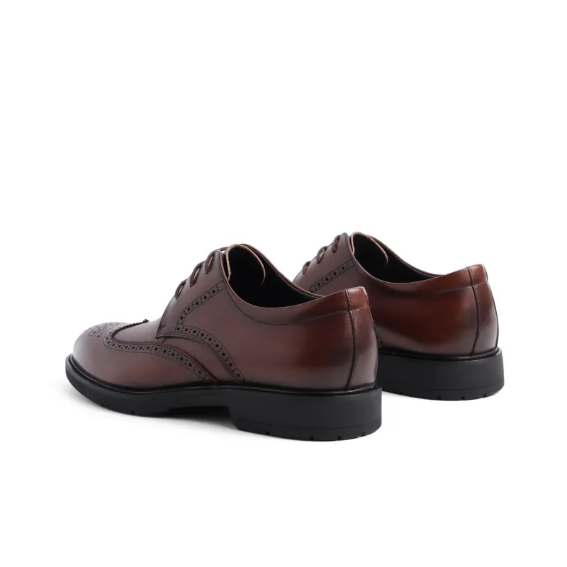BELLE Dress Shoes Men Low Top Black/Brown-2