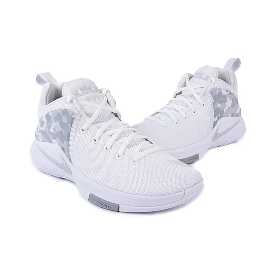 Nike Zoom Witness LBJ Slip Resistant Breathable Low Top Performance Basketball Shoes Men's Wolf Gray-2
