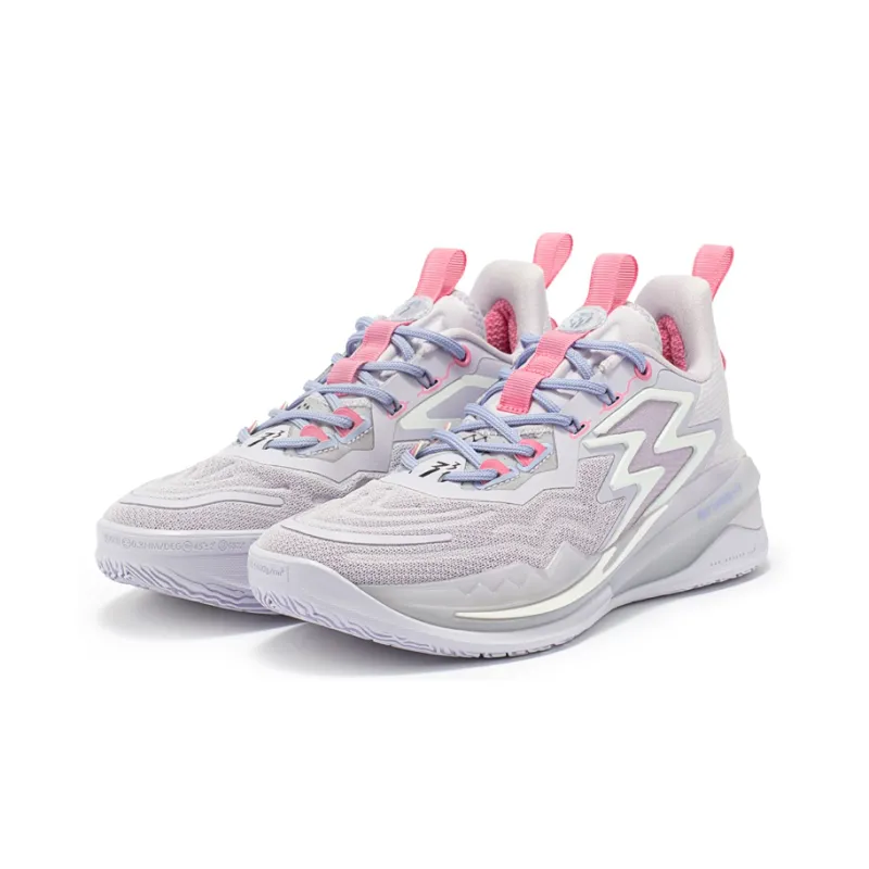 361° Big3 3.0 Dinwiddie PE Cushioning, Wear Resistant Low Top Performance Basketball Shoes Women's Hyacinth Purple-3
