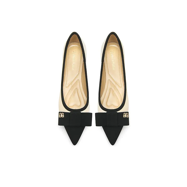 Lily Wei Casual Single Shoes Women's Apricot-2