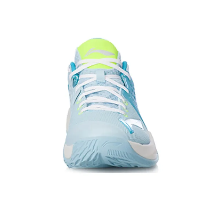LiNing SONIC TD Cushioning Anti-Slip And Wear-Resistant Low-Top Basketball Shoes Light Blue-2