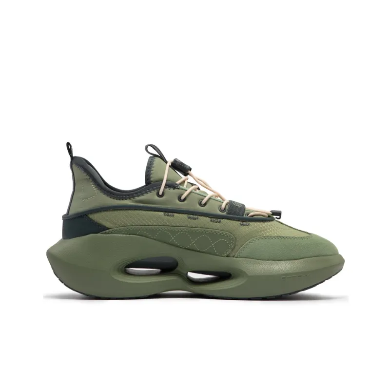 361° HOURGLASS Non slip Lightweight Low Top Basketball Shoes Men's Gray Green-1