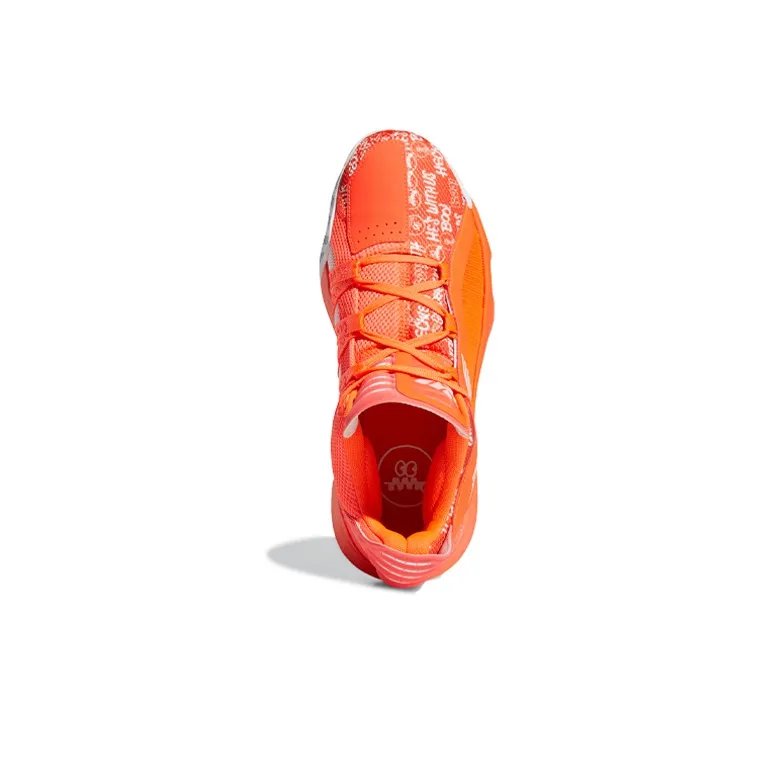 Adidas Dame 6 Shoes Orange-4