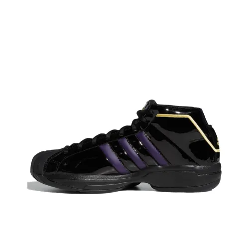 Adidas PRO Model 2G Basketball Shoes Unisex Mid-Top Black/Purple