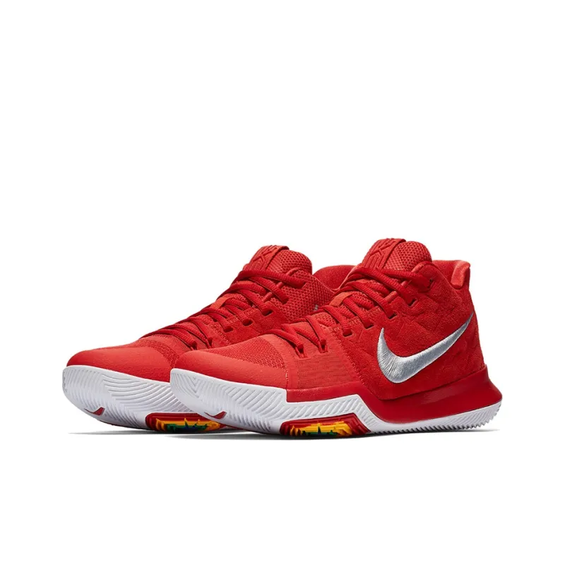 Nike Kyrie 3 Red Suede-2