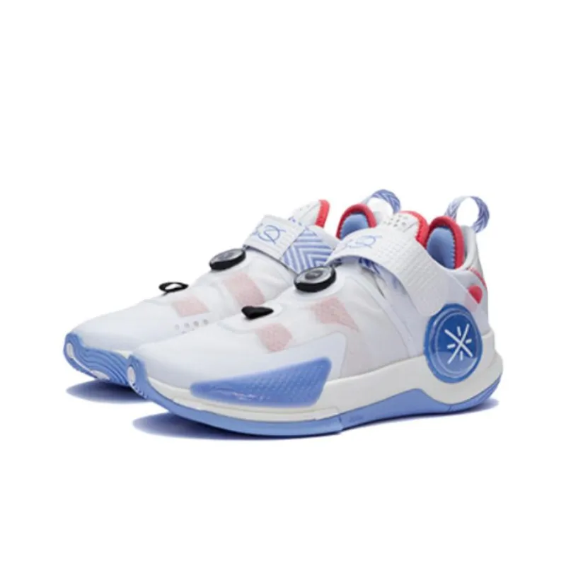 LiNing Wade Fission 7 V2 Anti Slip And Wear Resistant Breathable Low Top Basketball Shoes Men's Standard White-2