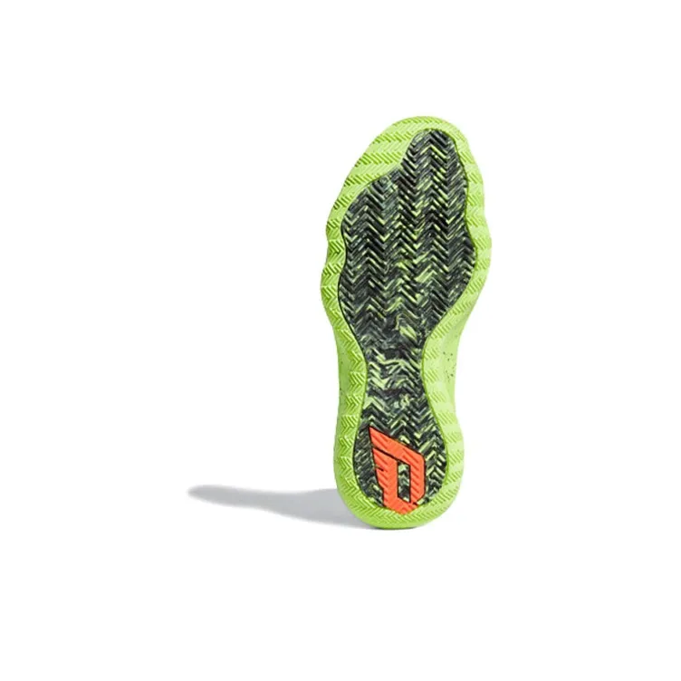 Adidas Dame 6 Signal Green Coral-5