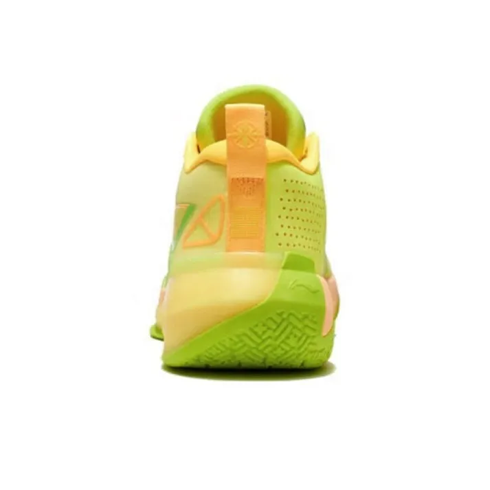 LINING Liren 2 Low Basketball Shoes Men Low Top Fluorescent Yellow/Fluorescent Alpha Hydroxy Acids Green-2