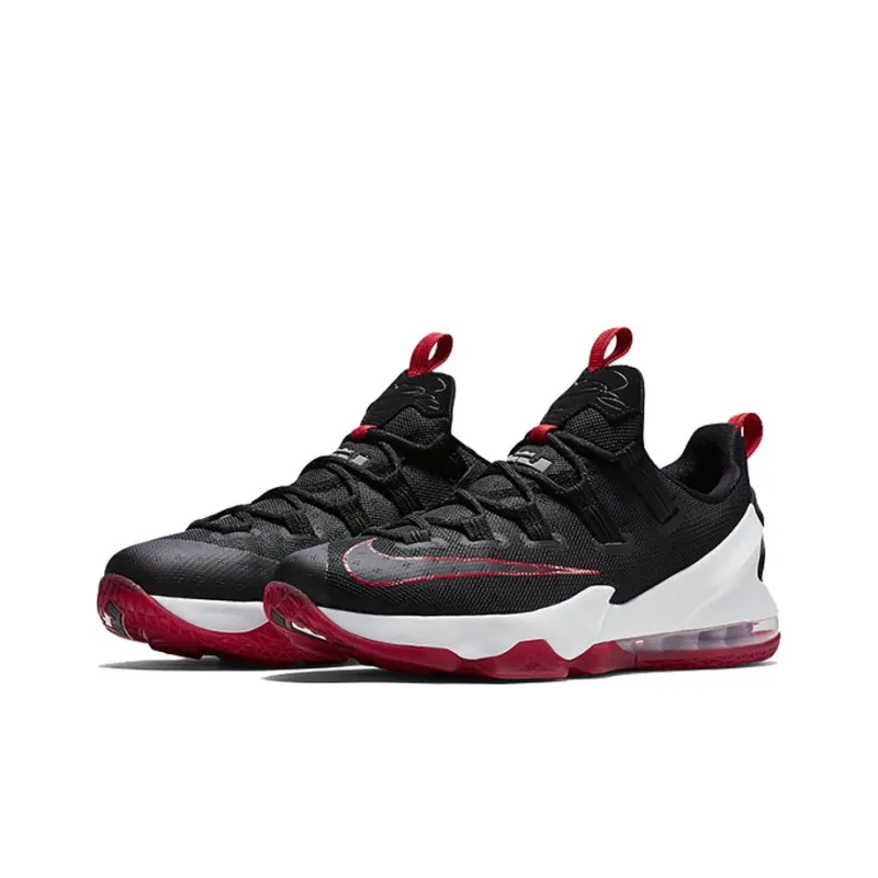 Nike LeBron 13 Low Black Red-2